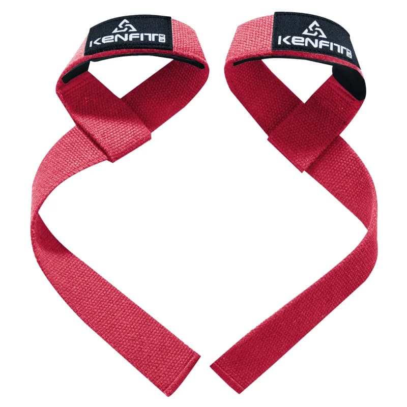 Heavy Duty Weight Lifting Straps by Kenfit® UK – Gym Grip Straps for Deadlifts, Bodybuilding, Strength Training, Powerlifting & CrossFit – Men & Women (Pair)