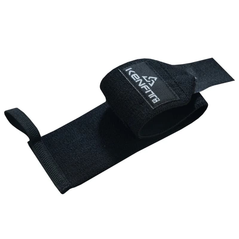 Kenfit® UK Wrist Wraps for Deadlift, Strongman, Gym & Cross Training — Strong Grip Support for Men & Women (Pair)