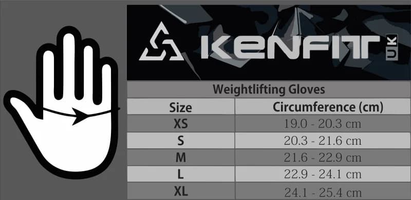 Kenfit Half-Finger Cycling & Gym Gloves – Padded Fitness, Bodybuilding & Workout Gloves for Men & Women